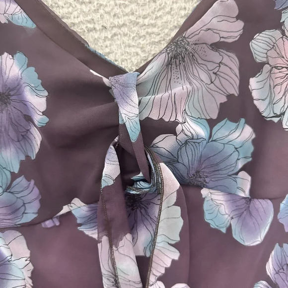 Vintage Y2K Floral Slip Dress Fairy Dark Romantic Whimsical Witch - Picture 12 of 16